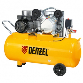 Компрессор пневматический 2,2 кВт, 370 л/мин, 100 л Denzel 58091
