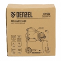 Компрессор воздушный DLC1300/24 безмасляный 1,3 кВт, 24 литра, 206 л/мин Denzel 58171
