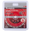 Диск алмазный отрезной сегментный 180 х 22,2 мм Matrix 730647