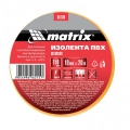 Изолента ПВХ 19 мм х 20 м, желтая Matrix 88780