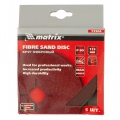 Круг фибровый, Р 80, 115 х 22 мм, 5 шт Matrix 73904