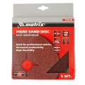 Круг фибровый, Р 24, 180 х 22 мм, 5 шт Matrix 73919