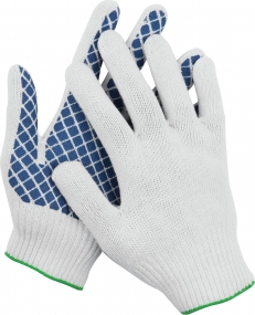 DEXX с ПВХ покрытием (облив ладони), х/б 7 класс, перчатки рабочие (114001) 114001_z01