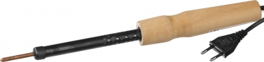 Электропаяльник ЭПСН Россия 25Вт с деревянной рукояткой 55407-25