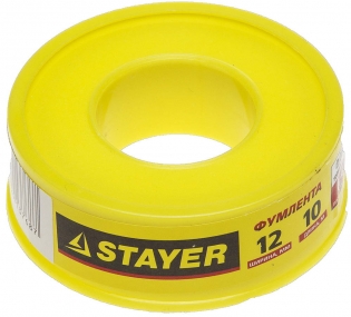 Фумлента STAYER MASTER , плотность 0,40 г/см3, 0,075ммх12ммх10м 12360-12-040