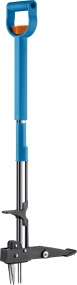 GRINDA CYCLONE-T, длина 980-1170 мм, алюминиевый корпус, пластиковая D-образная рукоятка, телескопический удалитель сорняков, PROLine (423203) 423203