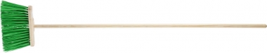Щетка-метла GRINDA EURO с рукояткой, жесткая пластиковая щетина 39270