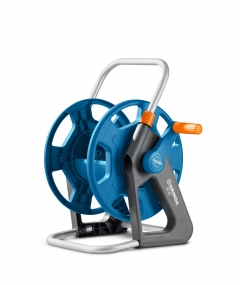 GRINDA HR-45, для шлангов 45м x 1/2 и 20м х 3/4 , стальные опоры, пластиковый барабан, катушка для шлангов, ProLine (428450) 428450