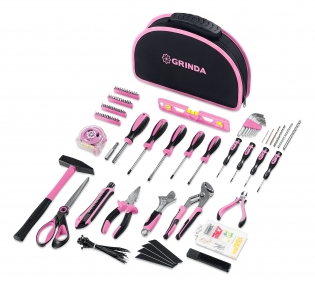 GRINDA Pink Force 165 предм, универсальный набор инструмента (22109) 22109