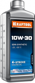 KRAFTOOL 10W-30, 1 л, полусинтетическое масло для 4-тактных двигателей (41513-1) 41513-1
