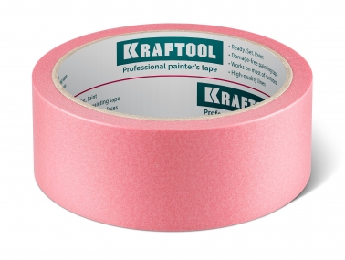 KRAFTOOL #200 Delicate 38 мм х 30 м, для деликатных и недавно окрашенных поверхностей, малярная лента (12102-38) 12102-38