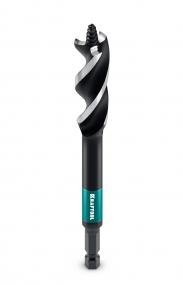 KRAFTOOL 3-Wave d14 мм, трехзаходное сверло по дереву с резьбовым центрующим острием (29513-14) 29513-14