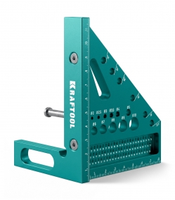 KRAFTOOL 3D Square, 5-в-1, высокоточный алюминиевый угольник для 3D заготовок (3446) 3446
