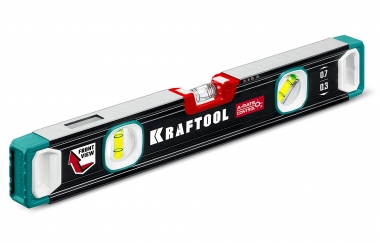 KRAFTOOL A-RATE CONTROL, 400 мм, точность 0.3 мм/м, с инновационным зеркальным глазком, сверхпрочный уровень (34986-40) 34986-40