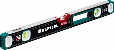 Kraftool A-RATE CONTROL 600 мм, магнитный сверхпрочный уровень с зеркальным глазком 34988-60
