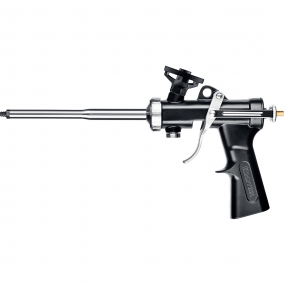 Цельнометаллический профессиональный пистолет для монтажной пены KRAFTOOL 06853