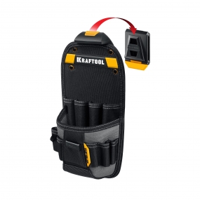 KRAFTOOL KP-11 с быстросъёмным креплением FastClip, 11 карманов и петель, 170 х 360 мм, поясная сумка (38777) 38777