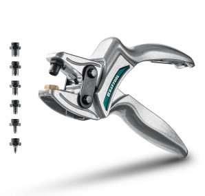 KRAFTOOL LPP-6 с набором насадок 1-6 мм, мощный дырокол для кожи (22952) 22952