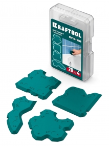 KRAFTOOL SFS-28 набор специальных шпателей для формирования швов герметика (10121-H4) 10121-H4