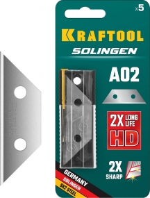 KRAFTOOL SOLINGEN А02 лезвия трапециевидные, 5 шт 09627-S5_z02