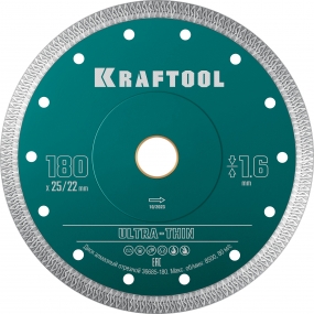 KRAFTOOL ULTRA-THIN 180х1.6 мм ультратонкий алмазный диск (36685-180) 36685-180