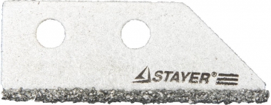 Лезвие STAYER PROFI сменное с карбидным напылением для скребка 33415, 2шт. 33415-S2