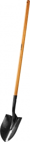Лопата Профи-10 штыковая для земляных работ, деревянный черенок, ЗУБР Профессионал 4-39529_z01