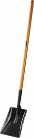 Лопата Профи-10 совковая, деревянный черенок, ЗУБР Профессионал 39361_z02