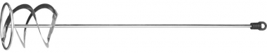Миксер STAYER MASTER для красок металлический, шестигранный хвостовик, оцинкованный, 100х600мм 06011-10-60