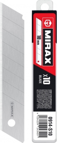 Лезвия сегментированные MX-18, ширина 18 мм, 10 шт, MIRAX 0914-S10