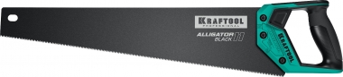 Ножовка для точного реза Alligator BLACK 11 , 500 мм, 11 TPI 3D зуб, KRAFTOOL 15205-50
