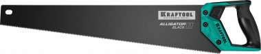Ножовка для точного реза Alligator BLACK 11 , 550 мм, 11 TPI 3D зуб, KRAFTOOL 15205-55