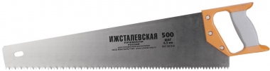 Ножовка Ижсталь-ТНП ПРЕМИУМ по дереву с двухкомпонентной пластиковой рукояткой, шаг 6,5мм, 500мм 1520-50-06_z01