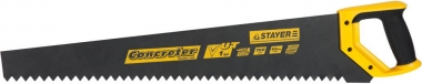 Ножовка по пенобетону (пила) STAYER BETON 700 мм, 1 TPI, закаленный износостойкий зуб 15098