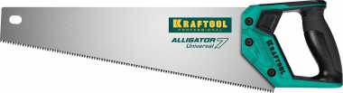 Ножовка универсальная Alligator Universal 7 , 400 мм, 7 TPI 3D зуб, KRAFTOOL 15004-40_z01