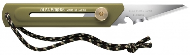 OLFA WORKS BK1 BUSHCRAFT KNIFE многоцелевой нож со сменным лезвием (OW-BK1-OD) OW-BK1-OD