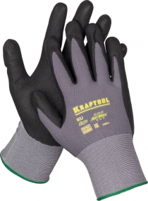 Перчатки с покрытием из вспененного нитрила, р. XL KRAFTOOL 11285-XL