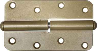Петля накладная стальная ПН-110 , цвет бронзовый металлик, правая, 110мм 37655-110R