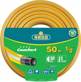 Поливочный шланг RACO COMFORT 1/2 50 м 30 атм трёхслойный армированный 40303-1/2-50_z01