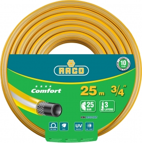 Поливочный шланг RACO COMFORT 3/4 25 м 25 атм трёхслойный армированный 40303-3/4-25_z01