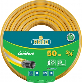 Поливочный шланг RACO COMFORT 3/4 50 м 25 атм трёхслойный армированный 40303-3/4-50_z01