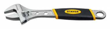 STAYER Chromax, 200/25 мм, разводной ключ, Professional (27262-20) 27262-20_z01