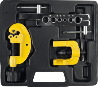 Развальцовка STAYER MASTER для труб из цветных металлов, с труборезом, в боксе, 3/16 - 5/8 , 6-8-10-12-14-15мм 2370_z01