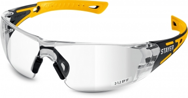 STAYER MX-9 прозрачные, двухкомпонентные дужки, открытого типа, защитные очки (110490) 110490
