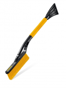 Щетка-сметка автомобильная STAYER MASTER для снега, со скребком, 605мм 61045_z01