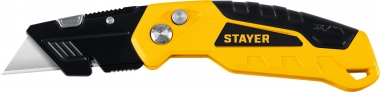 STAYER тип А24 Fold, Универсальный складной нож (0946) 0946