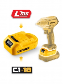 STEHER 20 В, адаптер для АКБ V1 под инструмент LMS, (V1-LMS) V1-LMS