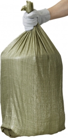 Строительные мусорные мешки STAYER 105х55см, 80л (40кг), 10шт, плетёные хозяйственные, зеленые, HEAVY DUTY 39158-105