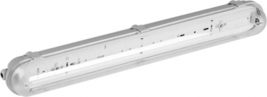 Светильник СВЕТОЗАР пылевлагозащищенный для люминесцентных ламп, Т8, IP65, G13, 1х18Вт 57610-18