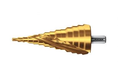 URAGAN 4-39мм, 14 ступеней, винтовая спираль, сверло ступенчатое(29658-4-39-14) 29658-4-39-14